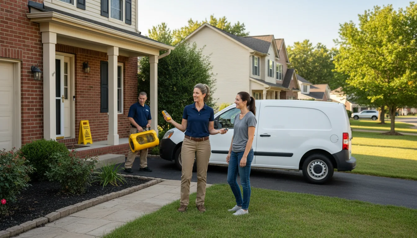 Water restoration image for Home Water Damage Repair in Ponder, TX